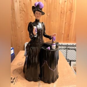 Handpainted Well Dressed Witch Purple and Black Series #3